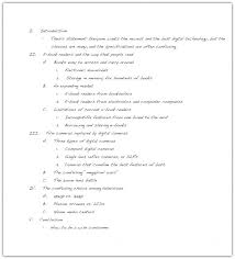 How To Write N Essay Outline Example In Mla Format Interview