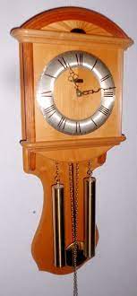 hermle wall clock wood oak catawiki