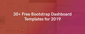 30 free bootstrap dashboard templates
