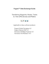 Fugawi Data Exchange Guide Manualzz Com