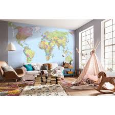 Komar World Map Mural Unpasted 98