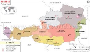 You can download svg, png and jpg files. Political Map Of Austria Austria States Map