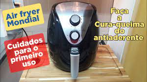 como preparar a air fryer para o