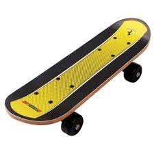 The super high rebound pu wheels hold up well against the normal wear and tear of skating and also provide great traction and control. Ferrari Mini Skateboard Yellow