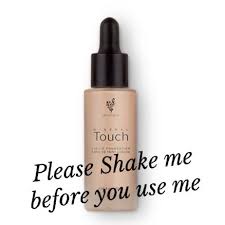 apply younique touch liquid foundation