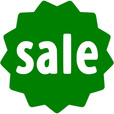Green sale icon - Free green sale icons