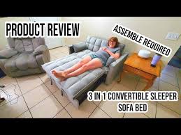 3 in 1 convertible sleeper sofa bed