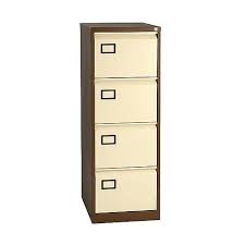 bisley 4 drawer filing cabinet brown