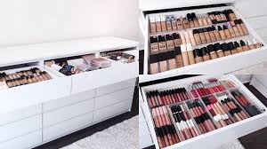 organizing my entire makeup collection