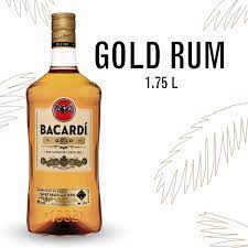 bacardi gold rum gluten free 1 75 l