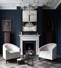 Navy Blue And White Paint Color Scheme