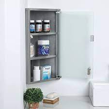 Corner Mount Medicine Cabinet