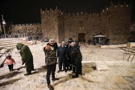 Al masjid al aqsa questions & answers. First Snowfall Of The Season In Jerusalem Anadolu Agency