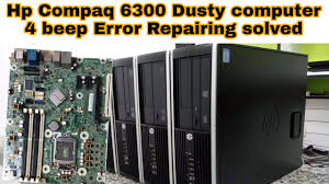 fix hp compaq 6300 dusty computer