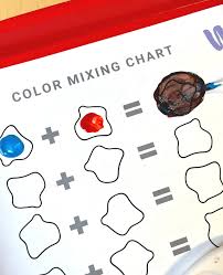 Free Printable Color Mixing Activity