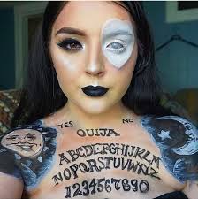 this ouija board inspired makeup is