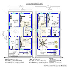 22x40 North Facing House Plan House