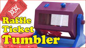 raffle ticket tumbler colorful and fun
