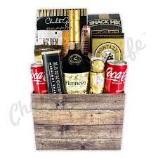 hennessy gift basket chagne life gifts