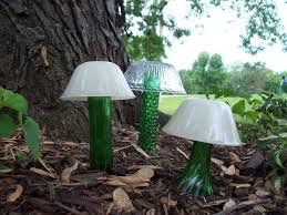 Stunning Glass Garden Mushrooms