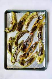to roast and freeze hatch green chiles