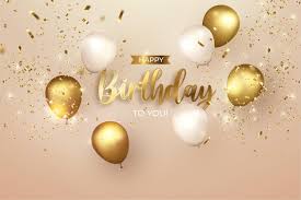 birthday gold images free on