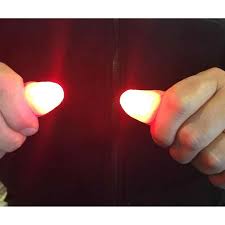 1 Pair Creative Magic Red Light Up Thumb Tips With Led Red Magic Thumb Tip Light Illusion Soft Standard Size 2 Pcs Props Gift E Magic Tricks Aliexpress