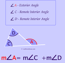 remote exterior and interior angles of