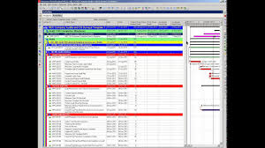 Primavera P6 Gantt Chart Bars From User Defined Fields Bar Color Hierarchy