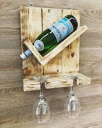 Wall Mounted Gin Bar Wine Rack Mini Bar