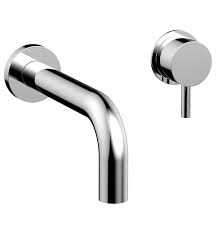 Phylrich 230 15 014 Basic Ii Wall Mounted Bathroom Faucet With Drain Assembly Finish Polished Nickel