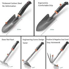 4 pcs gardening tools extended handles