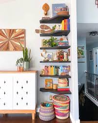 10 Creative Corner Wall Shelf Ideas To
