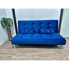 sofa bed lipat 2 bantal 3 4 seater