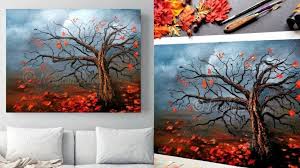 Autumn Trees Easy Landscape Painting