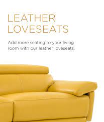 Leather Furniture Leather Loveseats