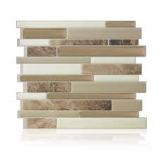 Some of the most reviewed products in peel and stick backsplash are the aspect 23.6 in. Smart Tiles Milano Sasso 11 55 In W X 9 65 In H Peel And Stick Self Adhesive Decorative Mosaic Wall Tile Backsplash 12 Pack Sm1088 12 The Home Depot