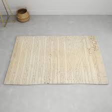 consution rug by red art and