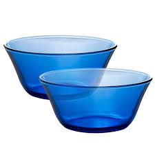 Borosilicate Glass Bowl Set Of 2 Color