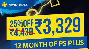 playstation plus 12 month subscription