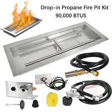 Gas Fireplace Burner Stainless