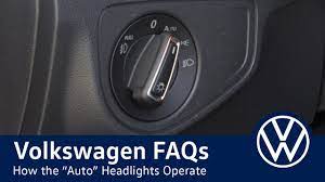 vw faq how the auto headlights