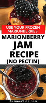 marionberry jam recipe without pectin