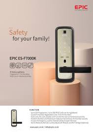You've limitless use of our site 24 hrs each day, seven days a week, all year round. Smart Digital Door Lock Epic Es F7000k Id 10873957 Product Details View Smart Digital Door Lock Epic Es F7000k From Epic Systems Co Ltd Ec21