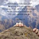 Image result for picture verses of be strong and courageous