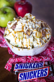 apple snickers salad easy 10 minute