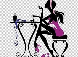 wall decal beauty parlour sticker nail