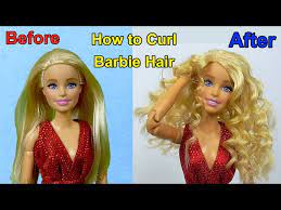 how to curl barbie doll hair veryyy