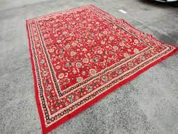 huge carpet red colour persian style
