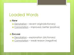 Loaded Words In Persuasive Writing Ppt Download